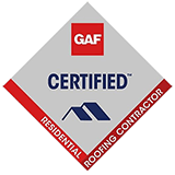 GAF certified logo GAF certified logo